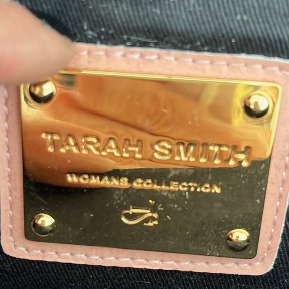 Vintage Tarah Smith Leather Zebra Print Clutch - Picture 3 of 4